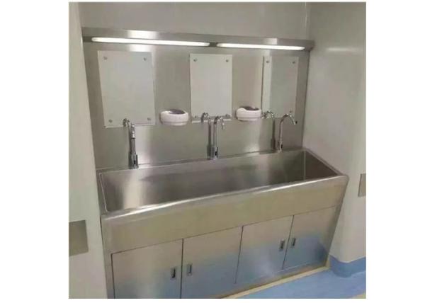 Dissipador médico da lavagem da mão dos equipamentos do quarto desinfetado 304 de aço inoxidável feitos sob encomenda