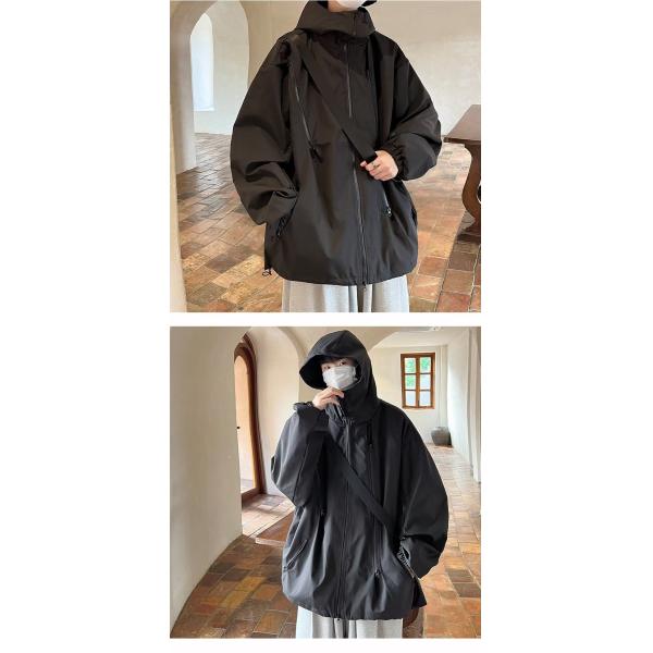 Casual Windbreaker Fashion Street Jacket 100% Cotton For Men