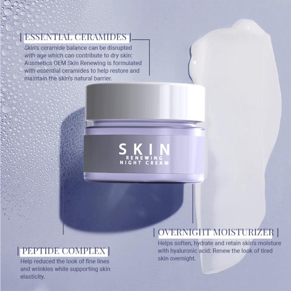 Private Label Skin Care Cosmetics Facial Cream Lotion Organic Day and Night Beauty Whitening Face Body Cream