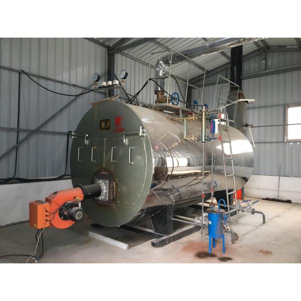 1T to 20T Industrial Steam Boilers , Horizontal Fire Tube Boiler Stainless Steel Package