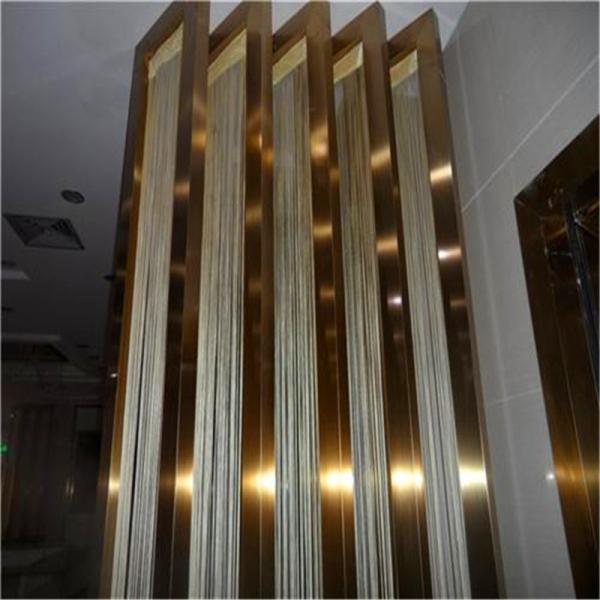 Mirror Finish Silver Stainless Steel Tile Trim 201 304 316 for wall ceiling furniture decoration