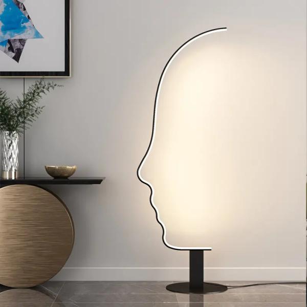 Living Room LED Desk Lights 4100K Vertical LED Floor Lamp 4100K
