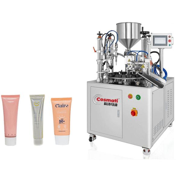 Ultrasonic Soft Tube Filling Sealing Machine Semi Automatic for Cosmetic Cream