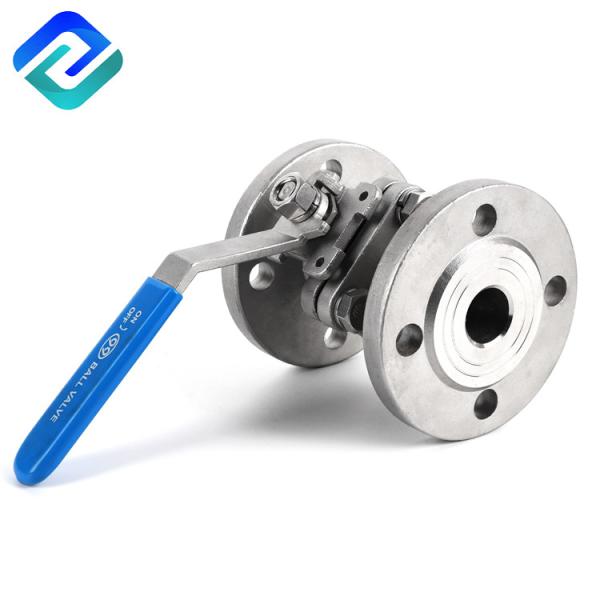 PN16 Full Port 1 / 2inch 2PC Flanged Casting Ball Valve
