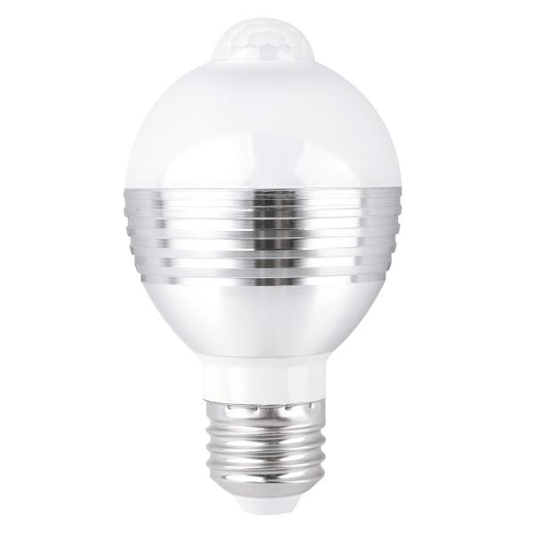 E26 PIR Motion Sensor Light Bulb 5W / 7W Motion Detection Lights