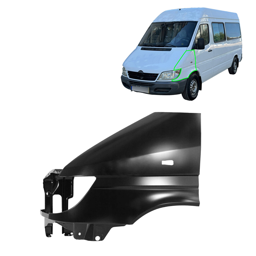 Aftermarket Left Front Fender Compatible with OE A9016306907 for 2003-2006 Sprinter W901 W904
