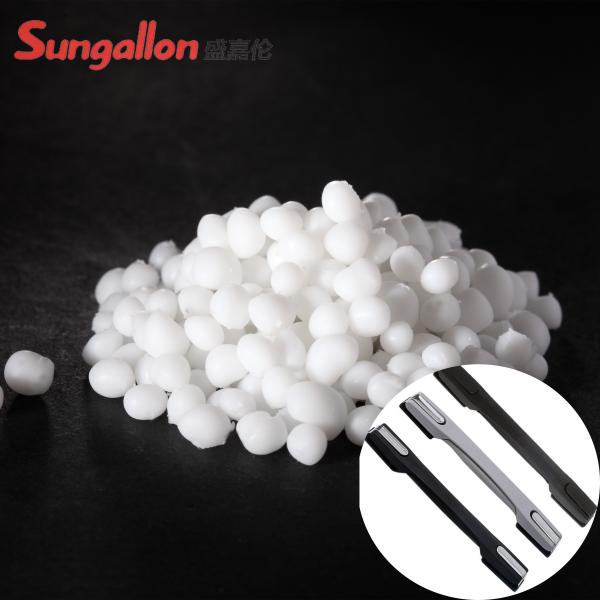 SEBS TPE Granules 40A-90A for Luggage Handles White Opaque