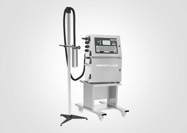 White Industrial  Continuous Inkjet Printer With One Touch Start Stop Operation