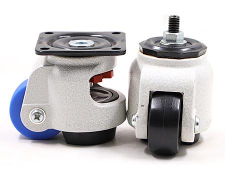 Retractable Leveling Feet 62mm Heavy Duty Outdoor Caster Wheels 340KG