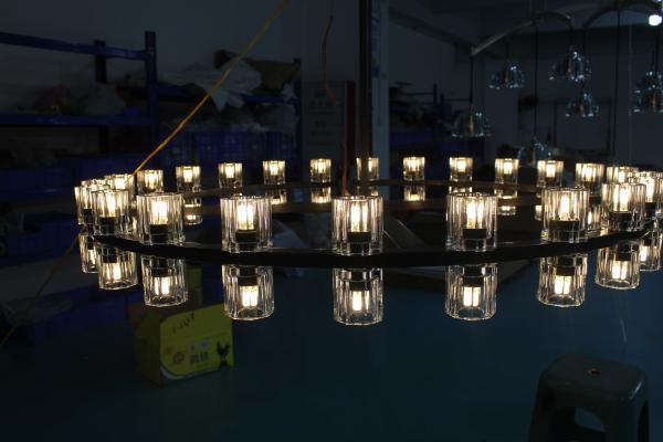 Lâmpadas de cristal redondas modernas para mesa de jantar sala de estar iluminação do quarto