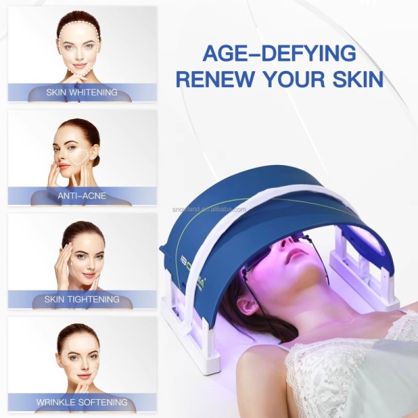 CELLUMA LED THERAPY Celluma Face Red Light Therapy Device with Hair Regrowth, Anti-Aging and Pain Relief Settings Skin Rejuvenation Red Light Therapy LED Face Mask