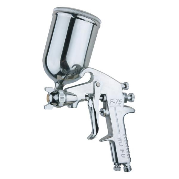 Cheapest Gravity Spray Gun Painting Pneumatic Tools Swivel Aluminum Pot With 600ml Cup