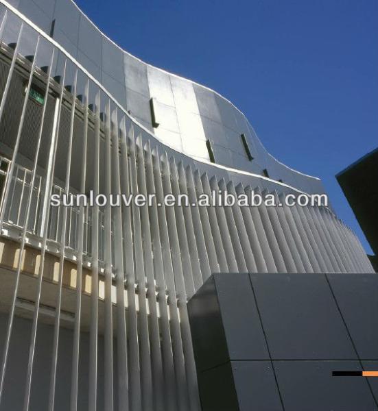 Grelhas de alumínio automáticas elétricas motorizadas da máscara de Sun