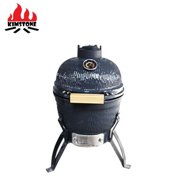 Auplex Kimstone Kamado Style Ceramic  Smoker Bbq Grill 13 Inch Charcoal Bbq Grill