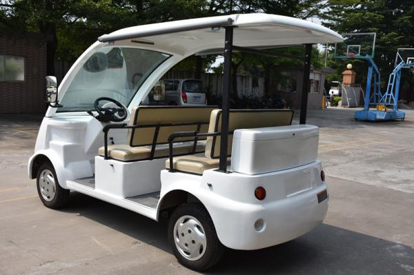 Fiber Glass Body Electric Recreation Vehicles , 4 Passenger 48V Electric Tourist Car