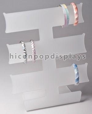 Acrylic Jewelry Display Holder / Standing Jewelry Holder For Bracelet