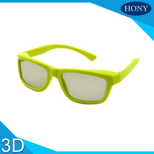 Soft Frame Linear Polarized 3D Glasses Light Weight For Kino Theater