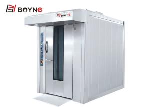 Gas Industrial Baking Oven 380V 32 Trays Rotary Oven For Restaurant