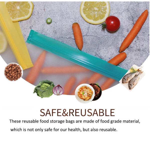 Замораживатель сумки BPA СВОБОДНЫЙ PEVA k упаковывая течебезопасный для хранения закусок