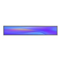 Custom 36.6 polegadas tamanho de supermercado interior de publicidade Media Player Strip Ultra Wide Shelf Screen Stretch Bar LCD Display