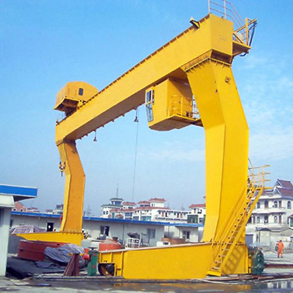 L Shaped Legs Single Girder Gantry Crane 20 T With Winch Mine