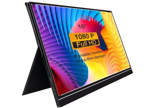 250cd/M2 Brithgness 1080P Full HD Ultra Light 16inches LCD Portable Monitor