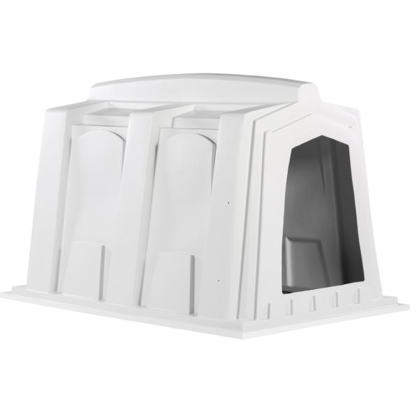 l'immersion chaude de 67.5kg 8mm a galvanisé les huches en acier de veau de laiterie