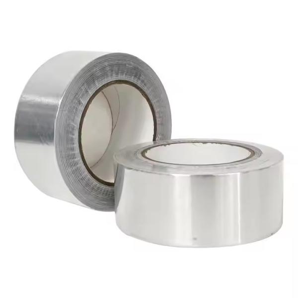 Ruban adhésif acrylique solvant de haute qualité en aluminium d'épaisseur de 80um Applications de tenue, de patchage, d'étanchéité et de masquage