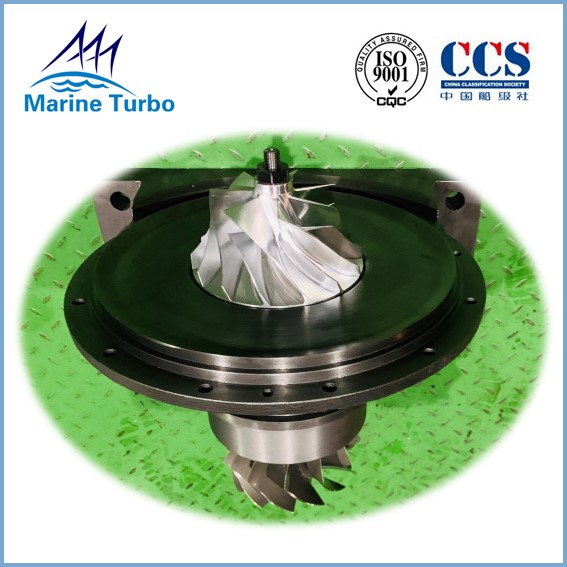 Cartucho de turbocompresor de flujo radial diésel RH143 con pie