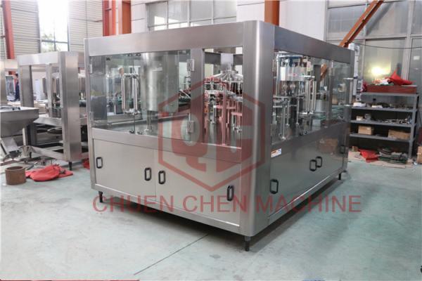 Olive Oil Glass Bottle Filling Machine Juice Processing Screw Capping