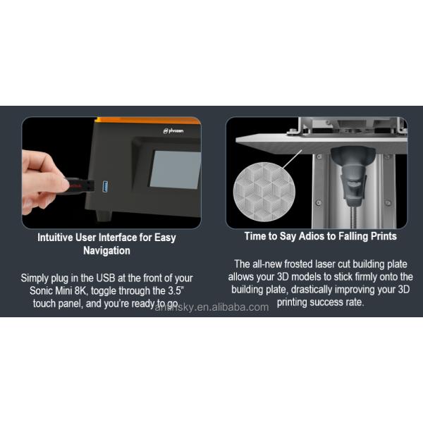 Phrozen Sonic Mini 8K Resin 3D Printer 3d Machines 165*72*180mm Impresora 3d LCD 3d Printing Machine 3d Model Making Machine