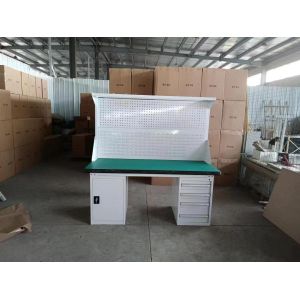 Compact Static Free Workstation Table Offering ESD Safe Materials and Customizab