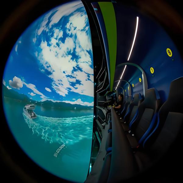 Cinéma volant 4D 9D VR Dome Théâtre avec sièges mobiles