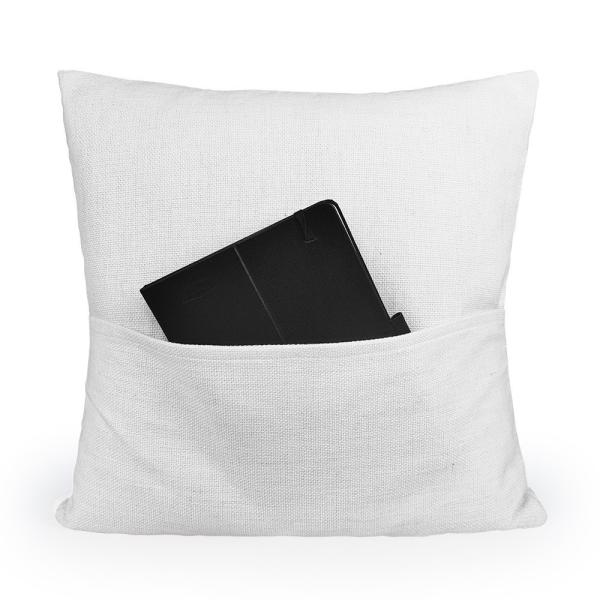 Soft Eco Friendly Linen Sublimation Blank Pillow Case Blank Pocket Cushion Covers