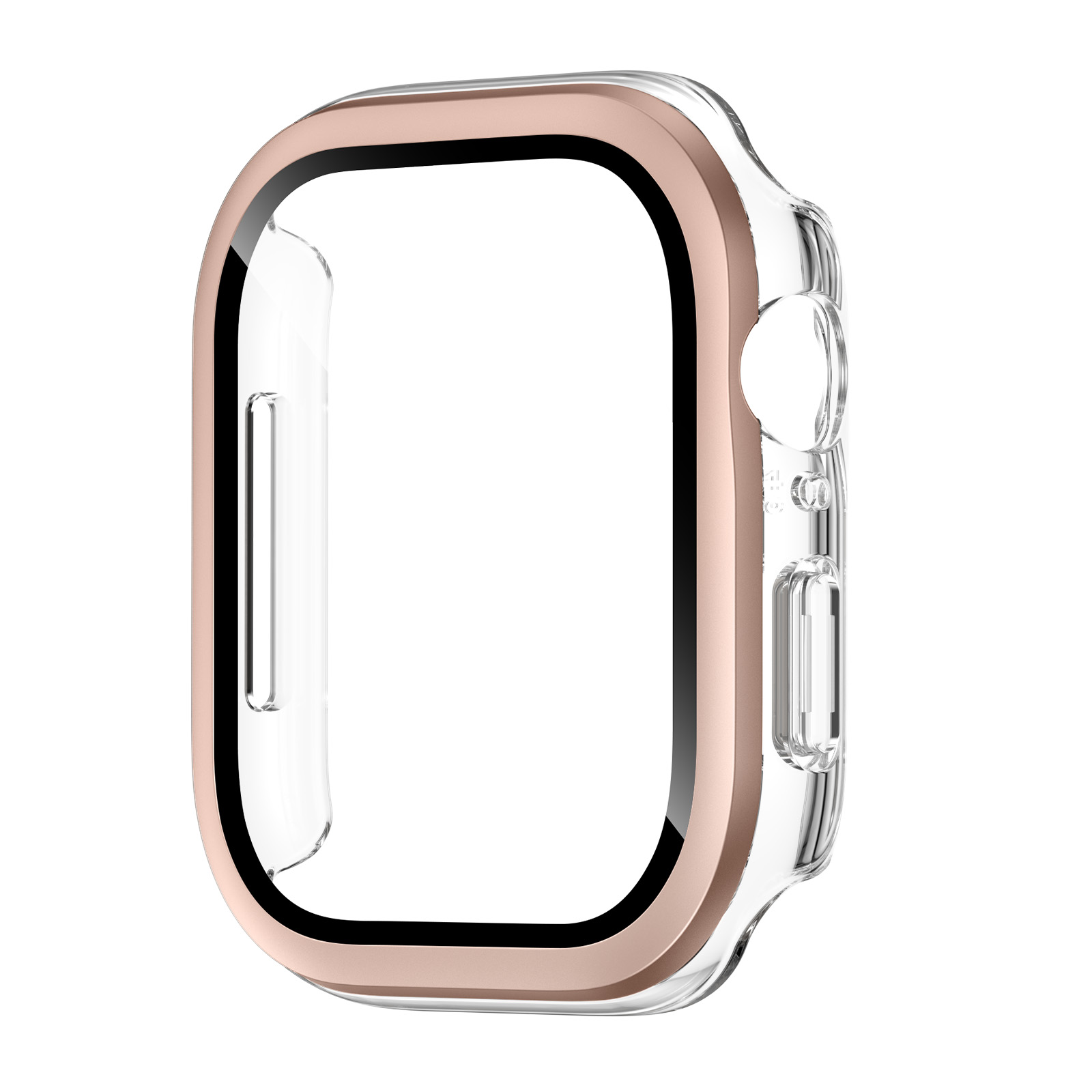 Trancparent Case for Apple Watch Ultra 2 49mm Series 10 42mm 46mm Bumper Frame Hard PC Cover Ultra 49mm Shell Protector