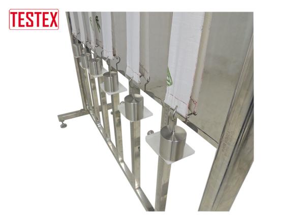 Stainless Steel Woven Fabric Stretch Recovery Tester Standard ASTM D3107 With 6 Positions