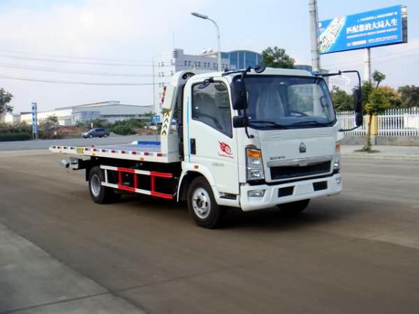 new 6 Tires Rotator Wrecker Tow Truck , 4x2 light Trailer And Road Rescue Truck