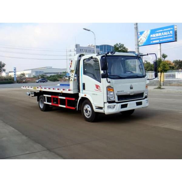 4x2 6TIRES EuroII 3-5tons Light Duty Wrecker Tow Truck For Broke Car Drag & Transfer With Cummims Engine