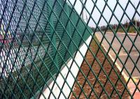 Los paneles ampliados cubiertos polvo de la cerca del metal, moho anti de la malla metálica de la forma del diamante