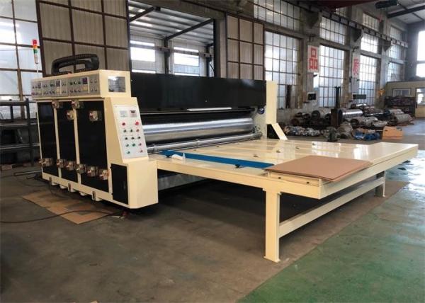 Semi Auto Flexo Printer Slotter Die Cutter Flexo 2 Color Flexo Printing Machine