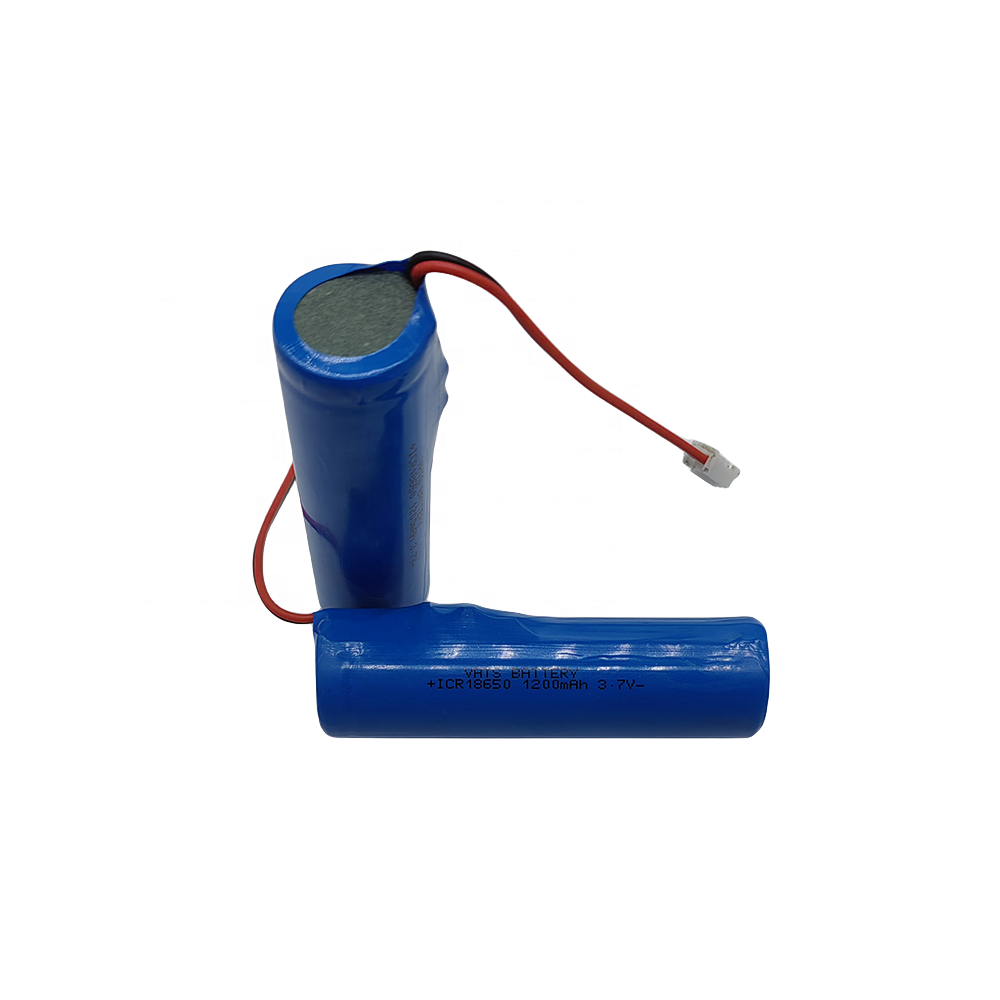 3.7V 1200mAh 18650 Lithium-ion Battery Pack with PCB Protection for Power Tools and Electronics