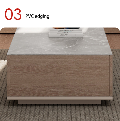 Meubles commerciaux personnalisés modernes Table à café en bois de luxe pour bureau et salon dans les hôtels