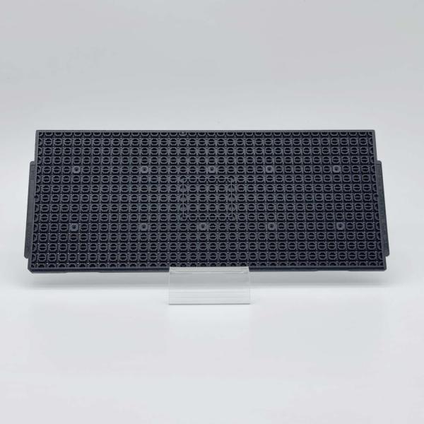 Warpage Less Than 0.76mm Black Electronic Components IC Chips Trays For Consistent Performance