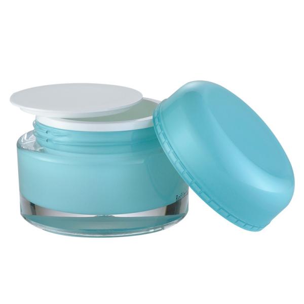 JL-JR801 PMMA / PP Acrylic Cream Jar Bulk 15ml 30ml 50ml