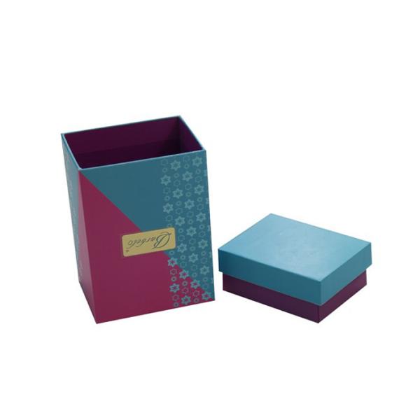 Silver Metallic Recyclable Cosmetic Box Packaging Reusable For Gift Packaging