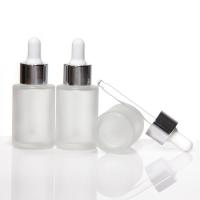 Bouteille à goutte à goutte de 10 ml 1 oz Bouteilles à goutte à goutte en verre ambre avec couvercle en bambou