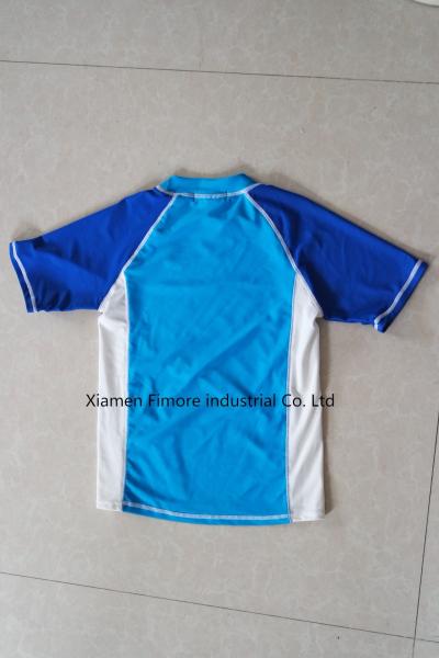 80%polyamide;20%elasthane boy's rubber printed rash guard Swimwear one piece