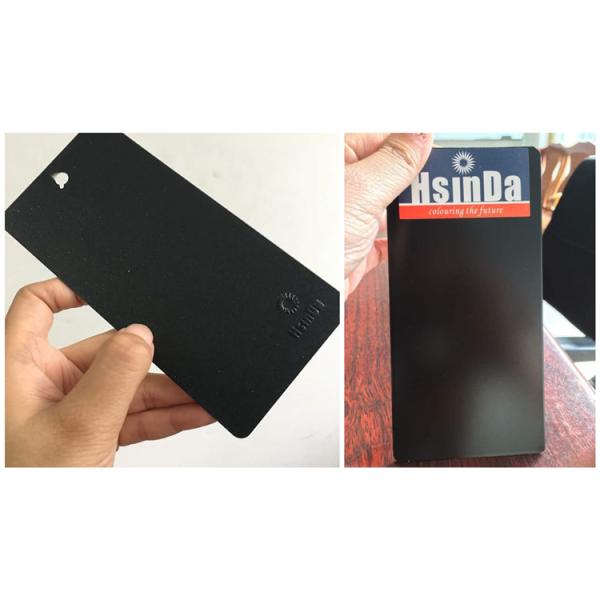 Corrosion Protection Epoxy Powder Coating , Heat Resistance Black Epoxy Coating