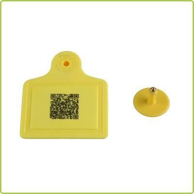 TPU RFID UHF Animal Ear Tags Plastic Alien H3 860-960MHz Frequency