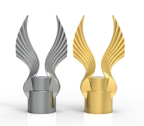 Gold Crown Zinc Alloy Perfume Cover Service Sample Processing Free Design